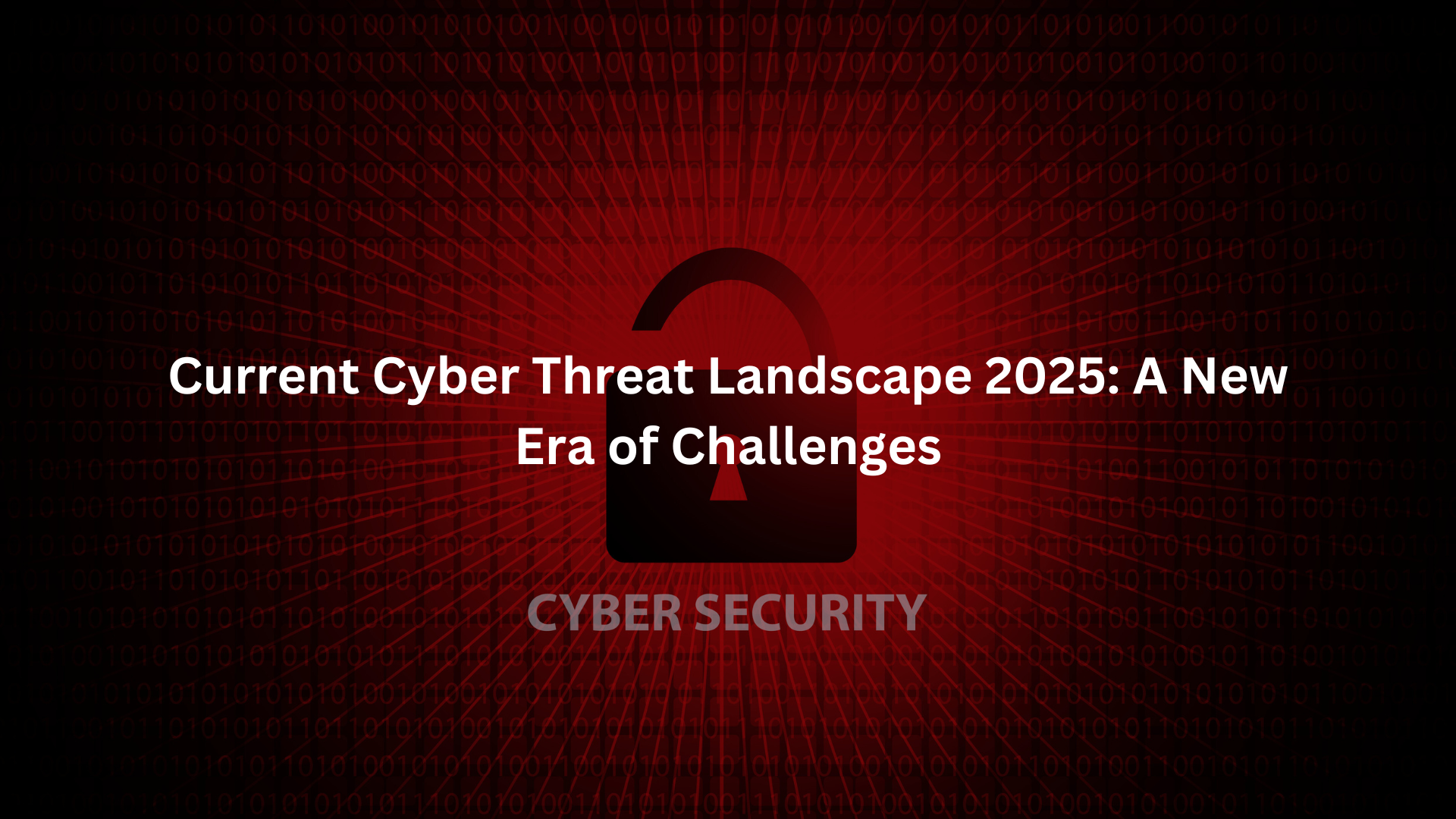 Current Cyber Threat Landscape 2025