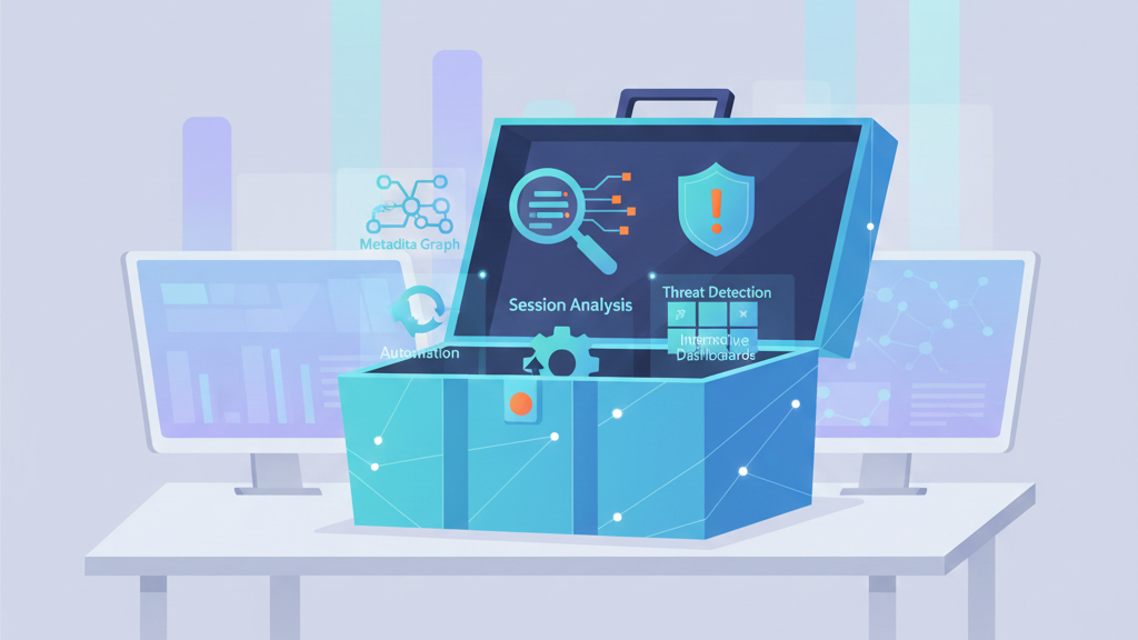 Utilizing Network Metadata & Session Records in a cybersecurity toolkit for session analysis and rapid threat detection