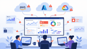 challenges monitoring multi cloud environments with fragmented dashboards and engineers facing unclear visibility