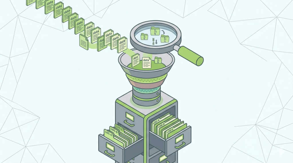 Efficient data storage and filtering for Understanding Syslog Protocol and Configuration systems. 