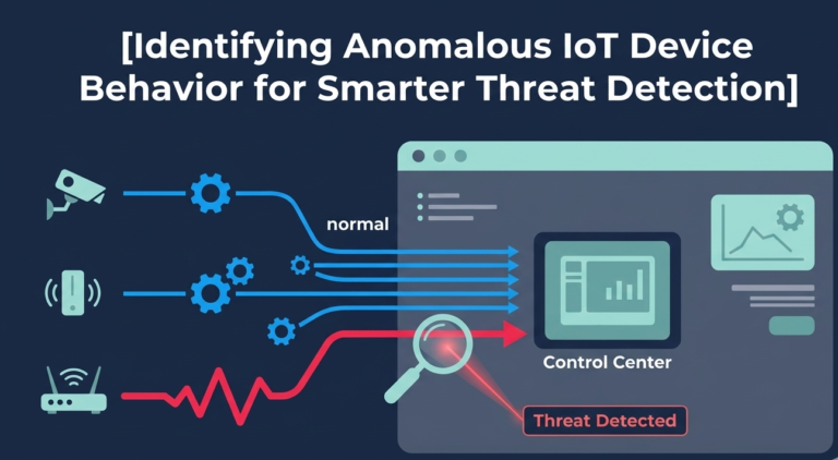 2D illustration on identifying anomalous iot device behavior despite data clutter and false positives. 