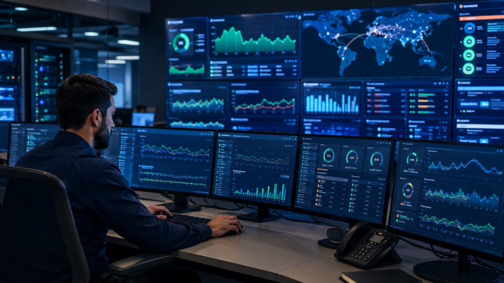 Enriching logs IP geolocation data with real-time monitoring and pipeline reliability metrics