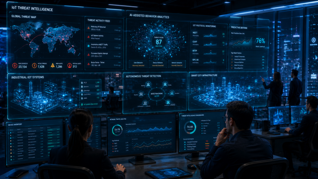 Futuristic IoT-specific threat intelligence feeds using AI-assisted behavioral analytics for cyber defense
