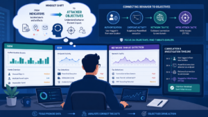 Finding IOAs MITRE ATT&CK framework helps analysts identify attacker behavior before compromise. 