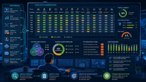 Evaluating security tool ATT&CK coverage with analysts mapping detections to improve threat visibility. 