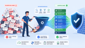 Firewall rule base best practices improve security by organizing, reviewing, and optimizing access controls. 