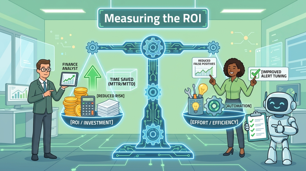Balancing efficiency and reduced risk when measuring the ROI of open source threat intelligence tools.
