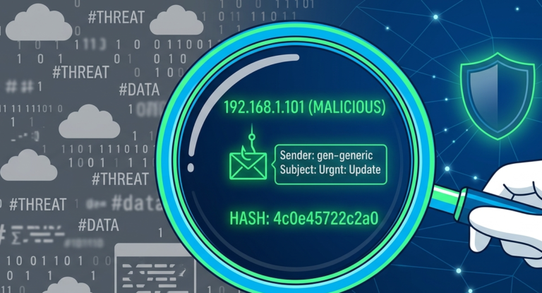 A diagram illustrating how open source threat intelligence OSINT gathers data to identify potential cyber risks.