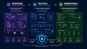 Strategic tactical operational threat intelligence roadmap from business strategy to real-time cyber defense.